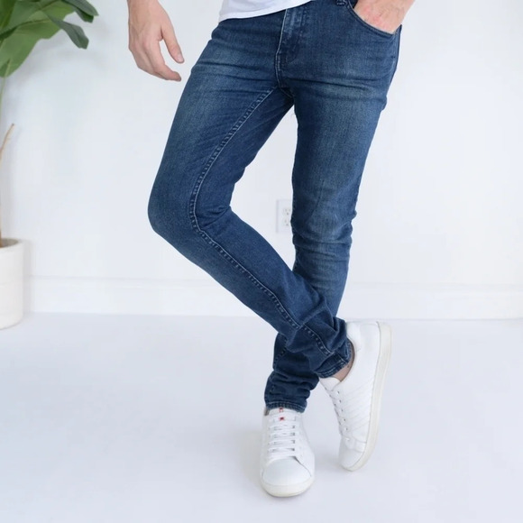 Cheap Monday Tight Aniara Dark Wash Denim Jeans - size 30/32 - Picture 2 of 15